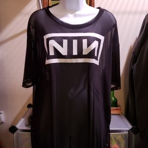 NIN Logo Mesh Tee